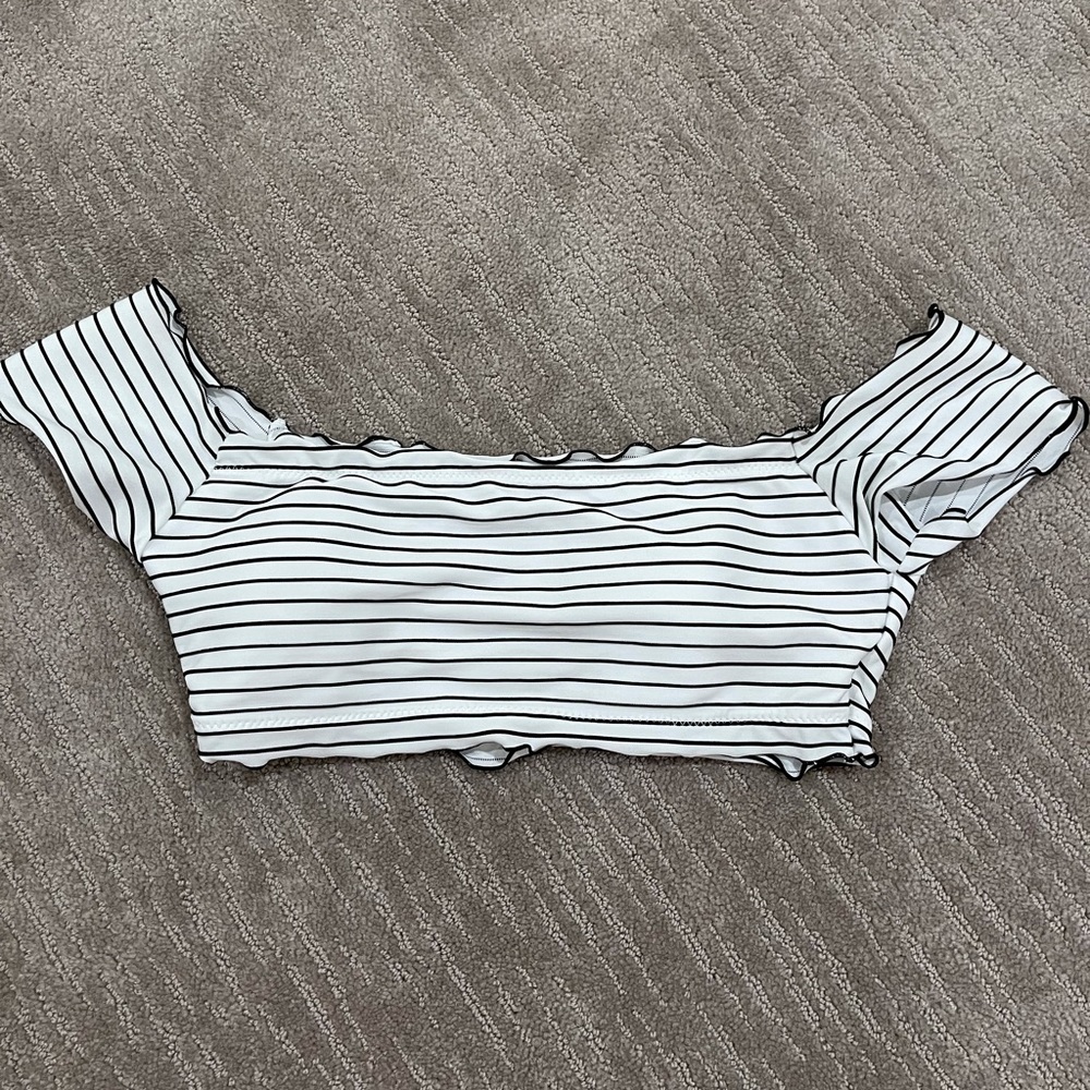 off the shoulder bikini top